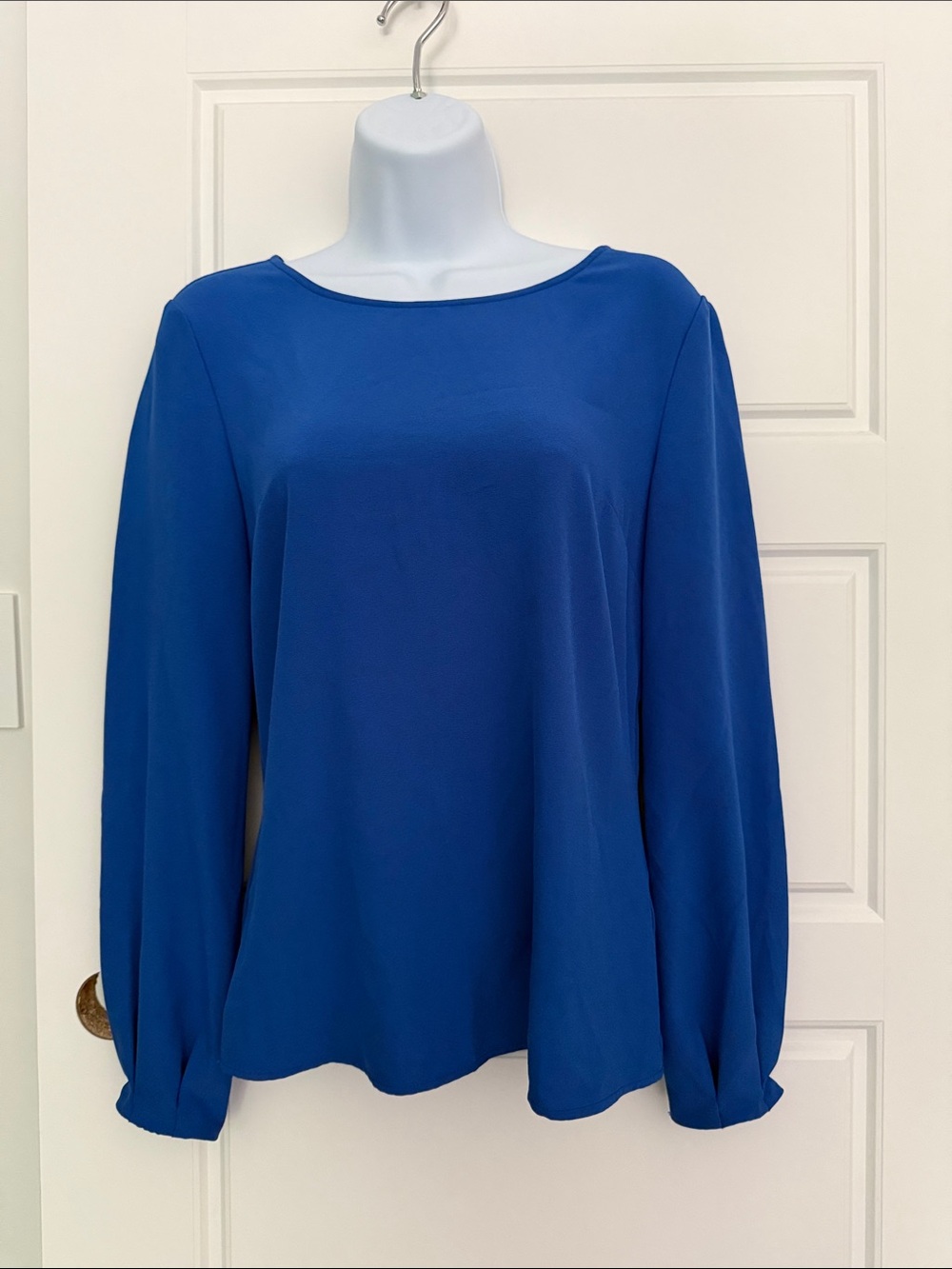 Dynamite Royal Blue Long Sleeve Blouse